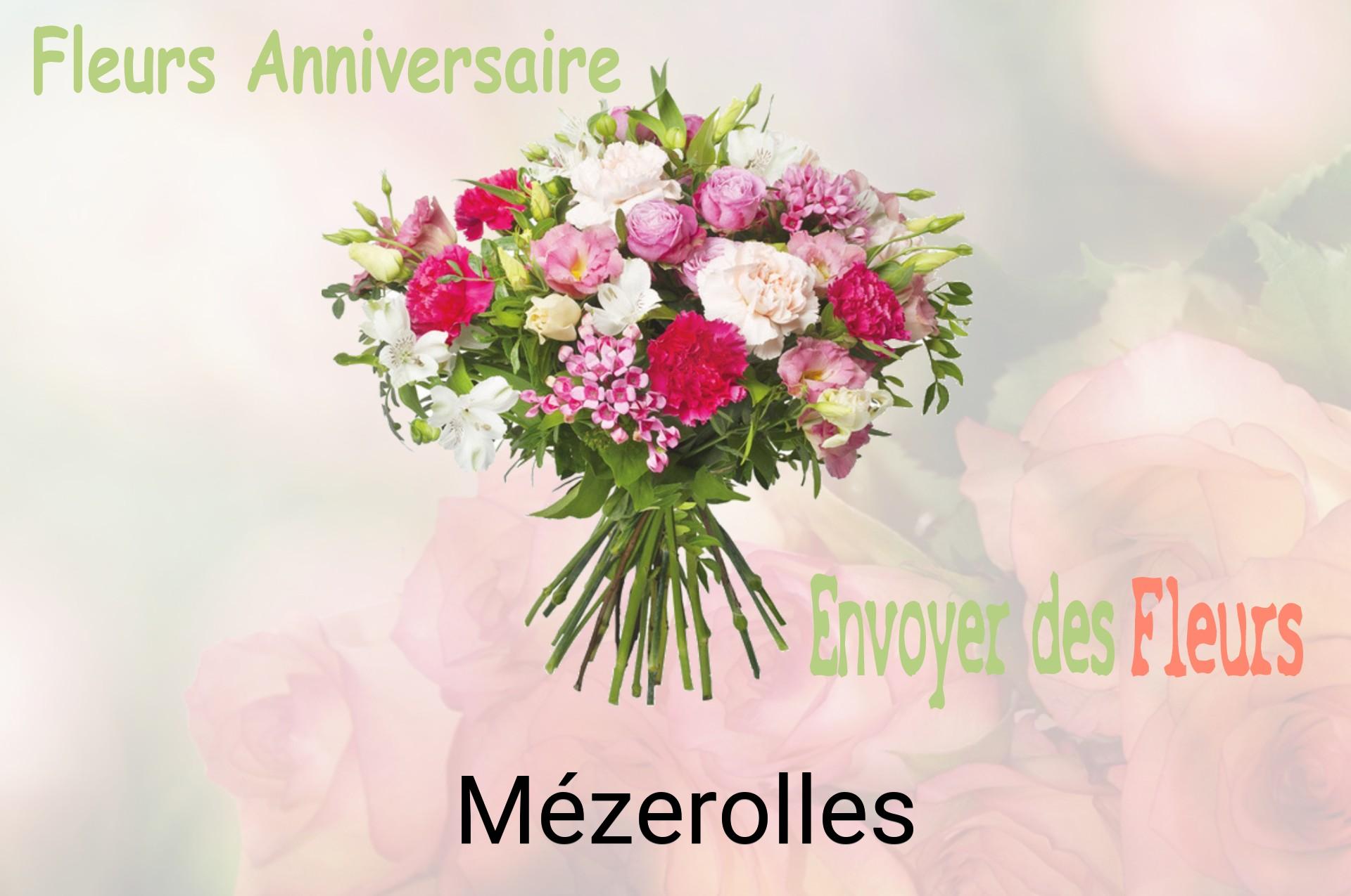 Bouquet de fleurs d’anniversaire livré à Mézerolles
