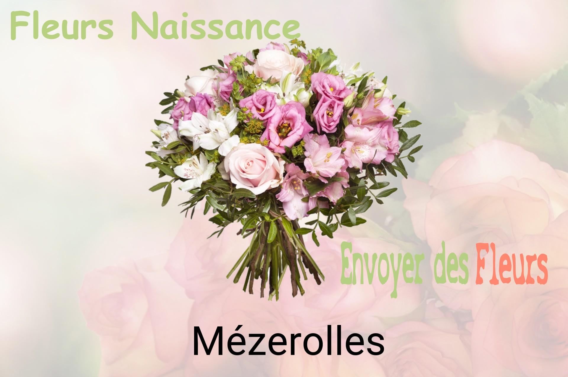 Bouquet de fleurs de naissance livré à Mézerolles